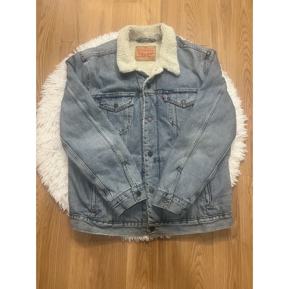 Levi’s Type 3 Sherpa Lined Trucker Jean Jacket - Men’s Size XL